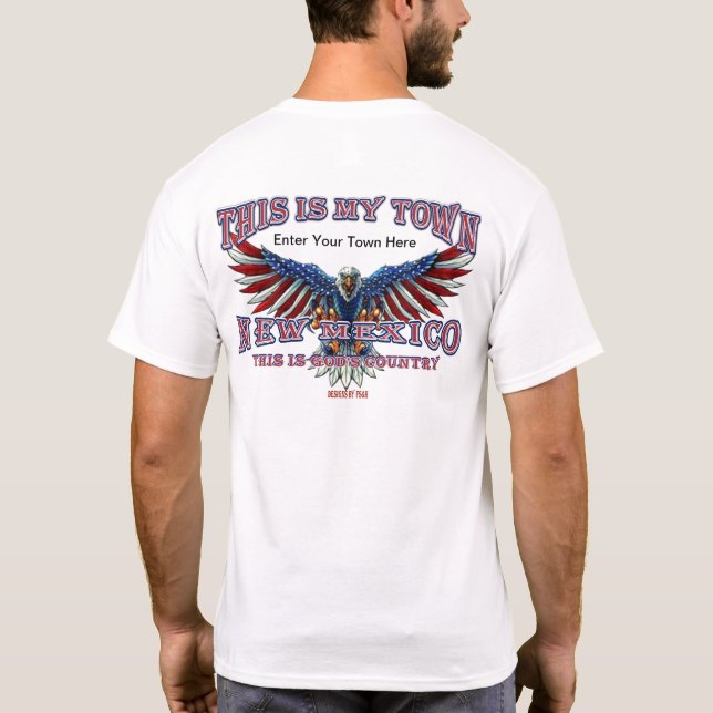 Camiseta Minha Cidade Novo México (Verso)