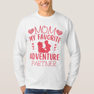 Camiseta Minha citação engraçada de Parceiro de Aventura Fa