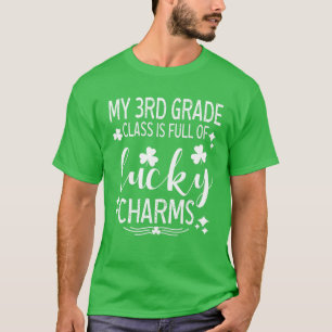 Camiseta Minha Classe 3º É Cheio De Sortudos Charms Rua P