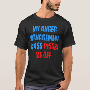 CAMISETA MINHA CLASSE DA GESTÃO DA RAIVA MIJA-ME FORA