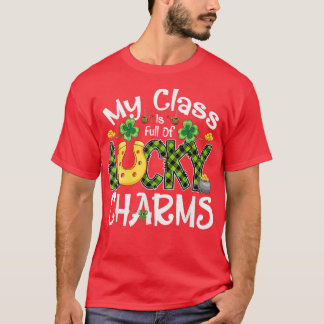 Camiseta Minha Classe É Cheio De Charmes Sortudos Professor
