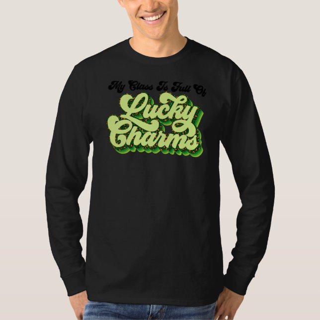Camiseta Minha Classe É Cheio De Charmes Sortudos Que O Pro (Frente)