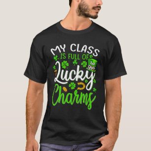 Camiseta Minha Classe É Cheio De Dia de São Patrício De Cha
