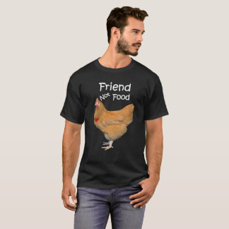 Camiseta Minha comida do amigo da galinha não