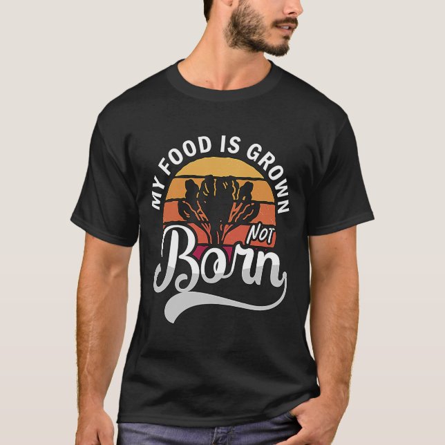 Camiseta Minha Comida É Estilo De Vida Com Dieta Baseado Em (Frente)