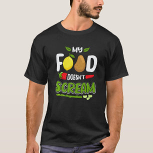 Camiseta Minha Comida Não Grita Dieta Vegana Vegetariana En