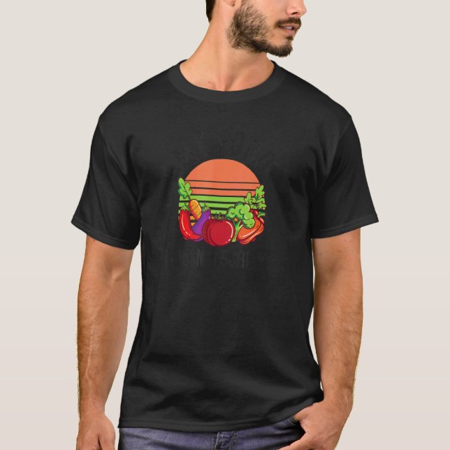 Camiseta Minha Comida Não Grita Vegana (Frente)
