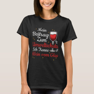 Camiseta Minha Contribuição Para A Proteção Ambiental Separ