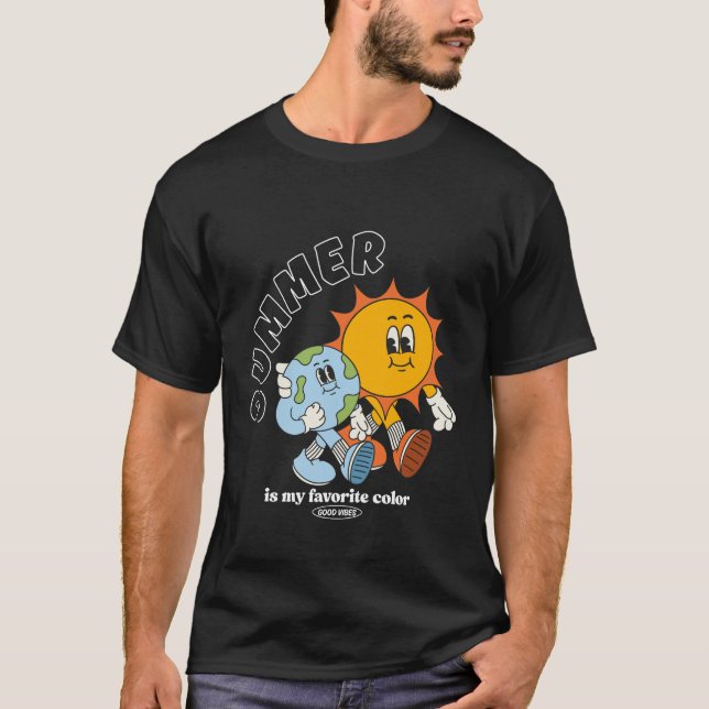 Camiseta Minha cor favorita (Frente)