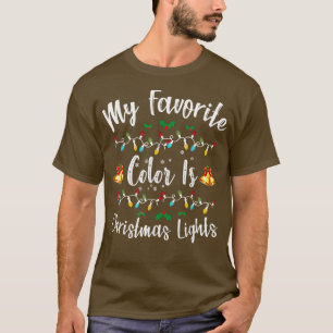 Camiseta Minha Cor Favorita É O Cristo De Feliz De Natal