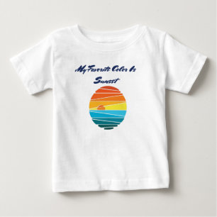 Camiseta Minha Cor Favorita É O Sunset