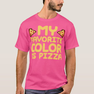 Camiseta Minha Cor Favorita É Pizza 2