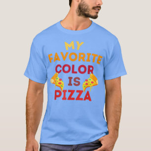 Camiseta Minha Cor Favorita É Pizza Engraçada Pizza Cheira 