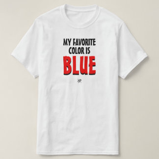 Camiseta Minha Cor Favorita É – Série de Piadas de Cor Erra