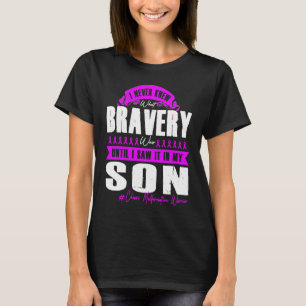 Camiseta Minha CORAGEM FILHO Guerreiro da Malformação de Ch