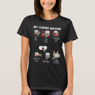 Camiseta Minha Coruja do Café para amantes de Coruja e Bebê