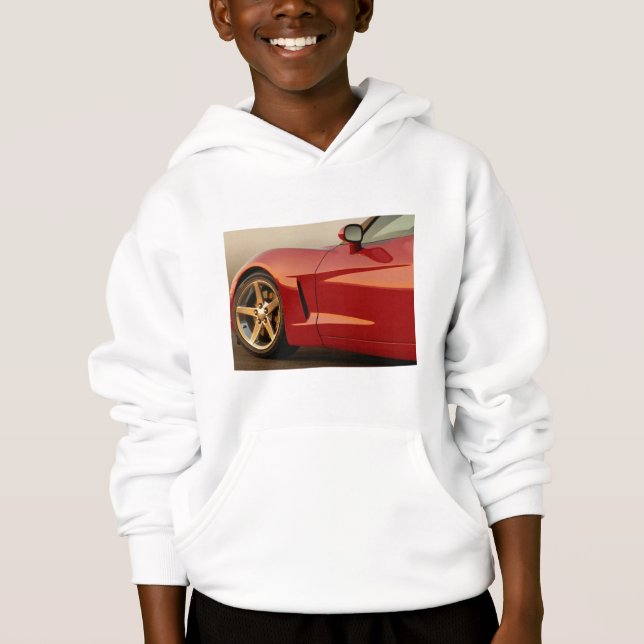 Camiseta Minha corveta vermelha (Frente)