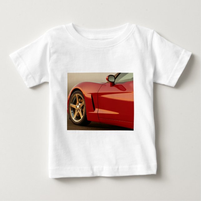 Camiseta Minha corveta vermelha (Frente)
