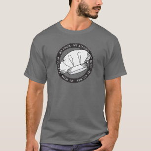 Camiseta Minha Cozinha Minhas Regras Citam Restaurante Chef