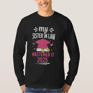 Camiseta Minha cunhada concluiu o mestrado em 2025