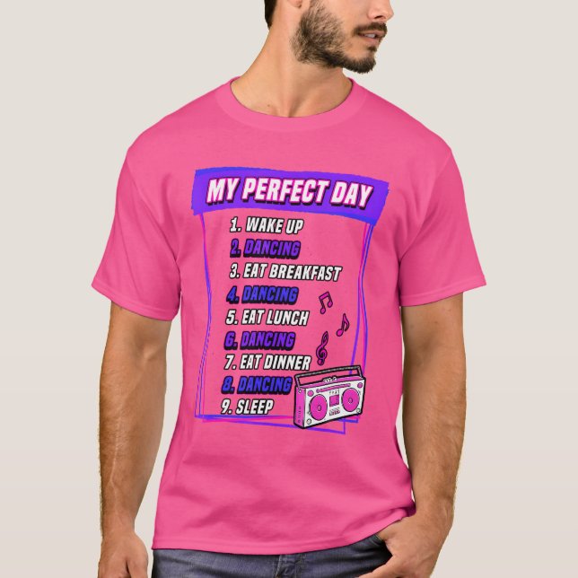 Camiseta Minha dança de Balé Routine Routine Perfeita H (Frente)