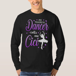 Camiseta Minha dançarina favorita me chama de Vovó Dança Ci