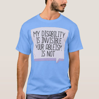 Camiseta Minha deficiência é invisível4