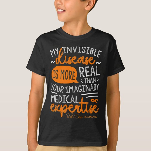 Camiseta Minha Doença Invisível É Real (Frente)