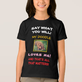 Camiseta Minha Doodle Me Ama Kid's