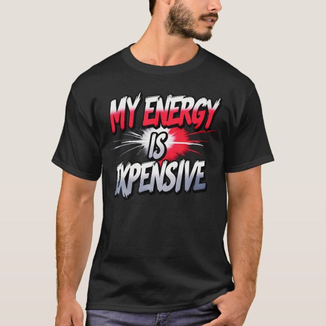 Camiseta Minha Energia É Cara Empoderamento Feminino Tenden (Frente)