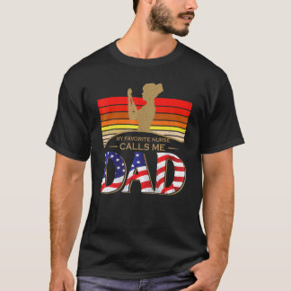 Camiseta Minha Enfermeira Favorita Me Chama de Pai