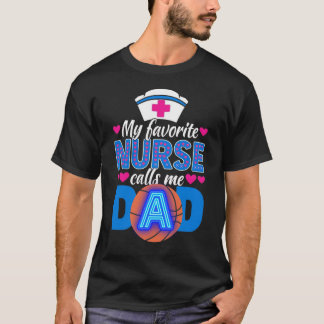 Camiseta Minha enfermeira favorita me chama de Pai, basquet
