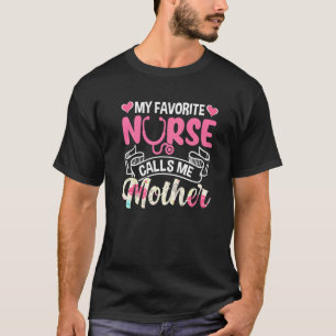 Camiseta Minha enfermeira favorita me chama de pai da mãe