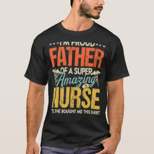 Camiseta Minha Enfermeira Favorita Me Chama de Pai Filha Pa
