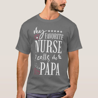 Camiseta Minha enfermeira favorita me chama de papai