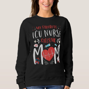 Camiseta Minha Enfermeira Icu Favorita Me Chama Mãe Enferma