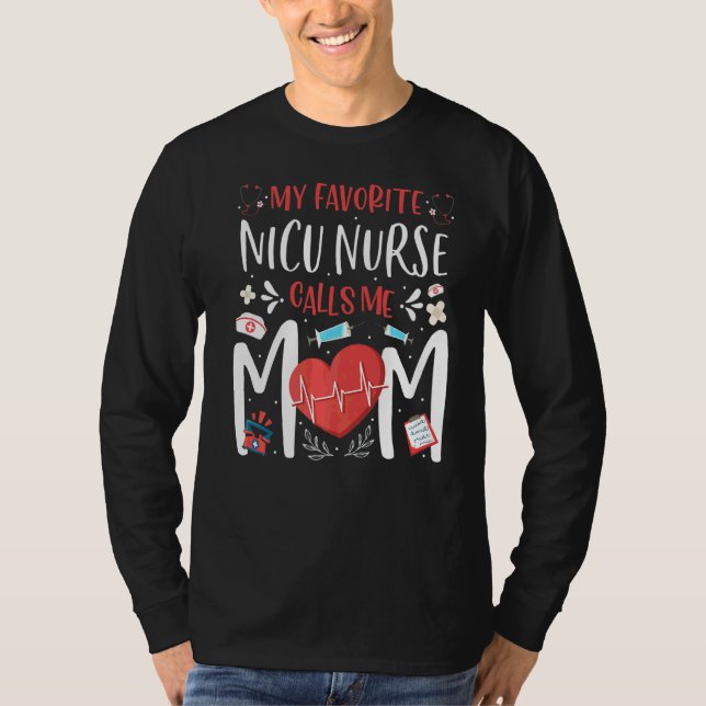 Camiseta Minha Enfermeira Nicu Favorita Me Chama Mãe Enferm (Frente)