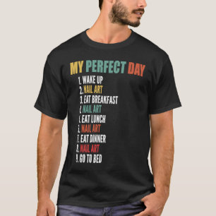 Camiseta Minha Engraçada Arte De Unhas