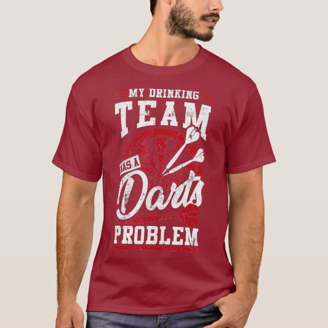 Camiseta Minha equipe de Bebendos tem um Excelente com prob (Frente)