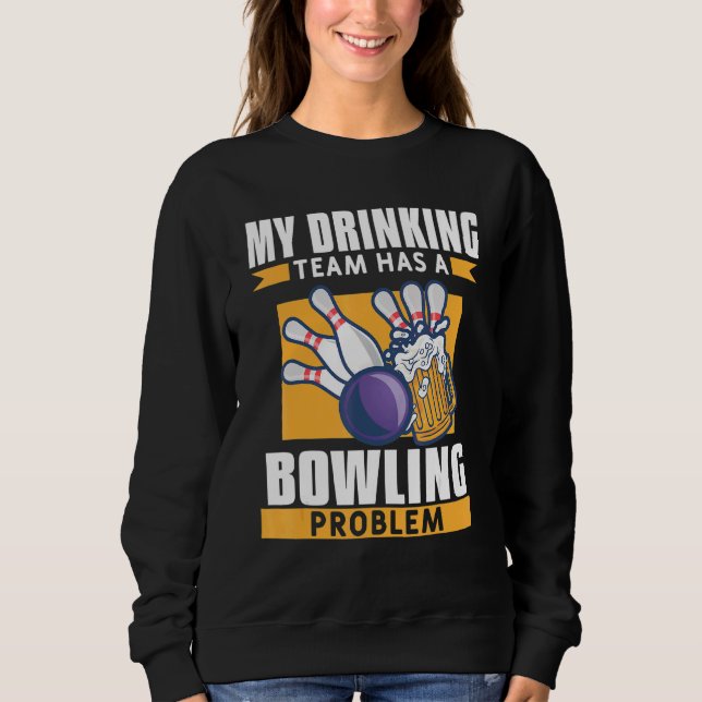 Camiseta Minha Equipe De Bebendos Tem Uma Cerveja Com Probl (Frente)