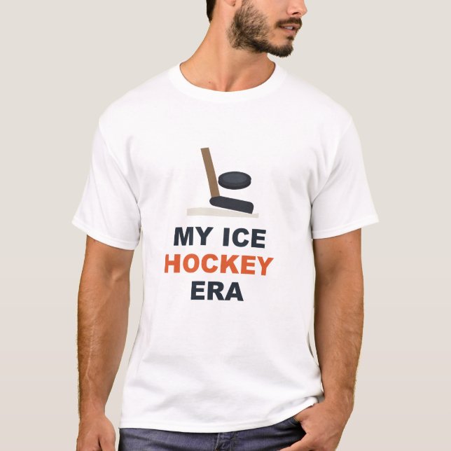 Camiseta Minha Era do Hóquei no Gelo (Frente)