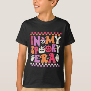 Camiseta Minha Era Louca Halloween Fantasma Groovy Hippie H