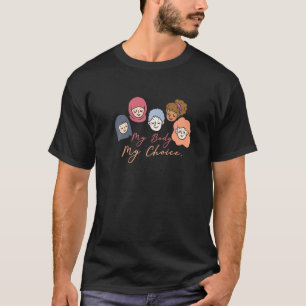 Camiseta Minha Escolha Corporal Feminista Feminismo Igualda