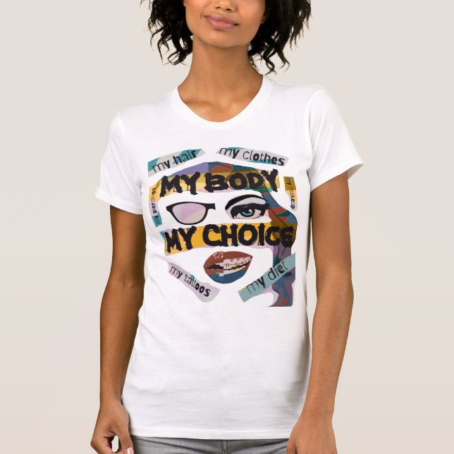 Camiseta Minha Escolha Meu Corpo (Frente)