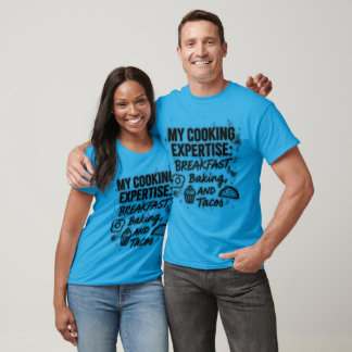 Camiseta Minha Especialidade Culinária – Café da Manhã, Con