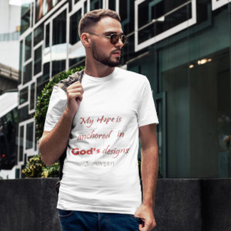 Camiseta Minha Esperança Está Fundamentada no Dese