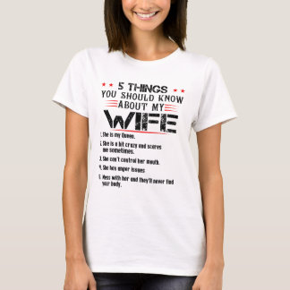 Camiseta Minha esposa