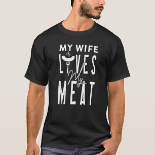 Camiseta Minha Esposa Ama Meu Marido De Esposa Do Lover Gre
