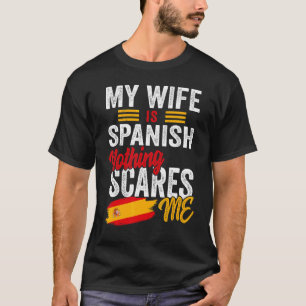 Camiseta Minha Esposa É A Espanha Espanhola, Heritage Roots