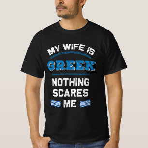 Camiseta Minha esposa é a Grécia, República Helênica, Raíze